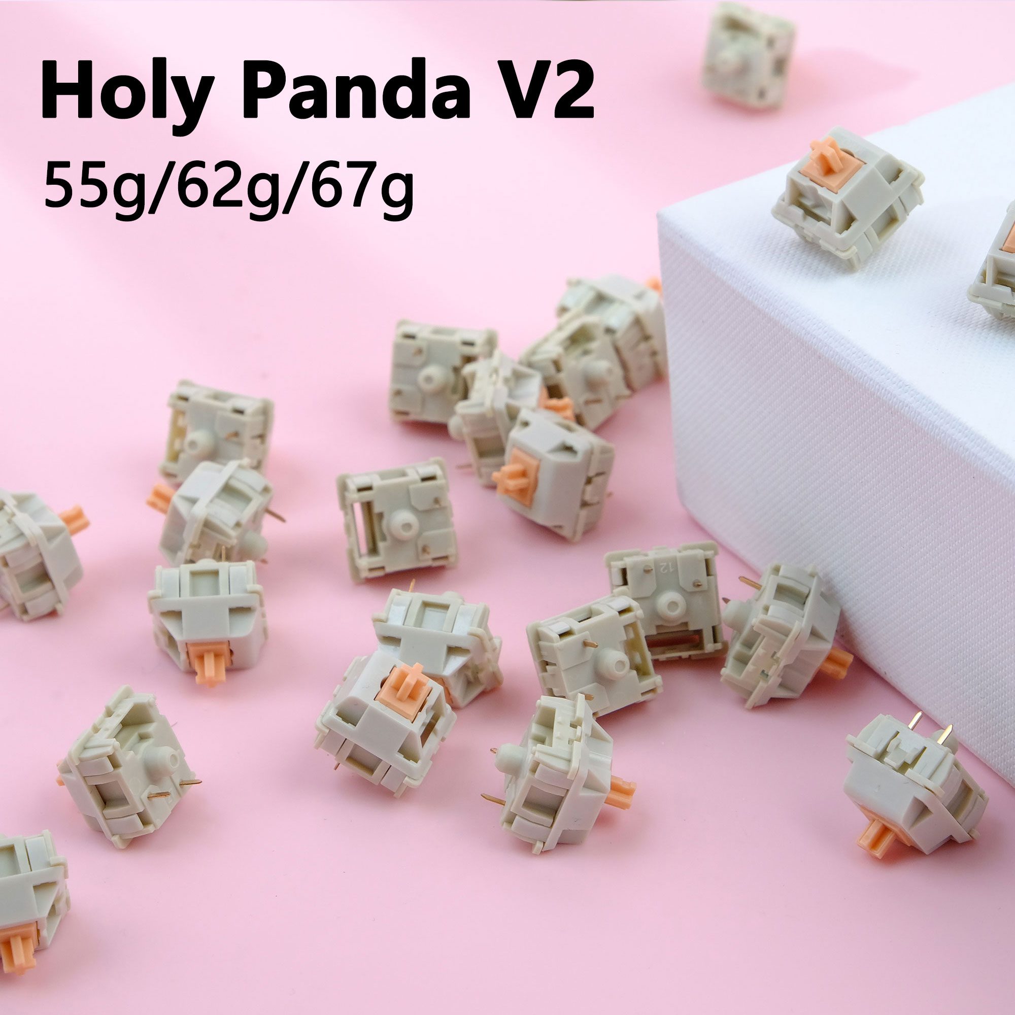 32sgvgtskhv Holy Panda V2 công tắc chạm 55G 62G 67g POM switche Bàn Phím Cơ tùy chỉnh DIY 3pins chuy