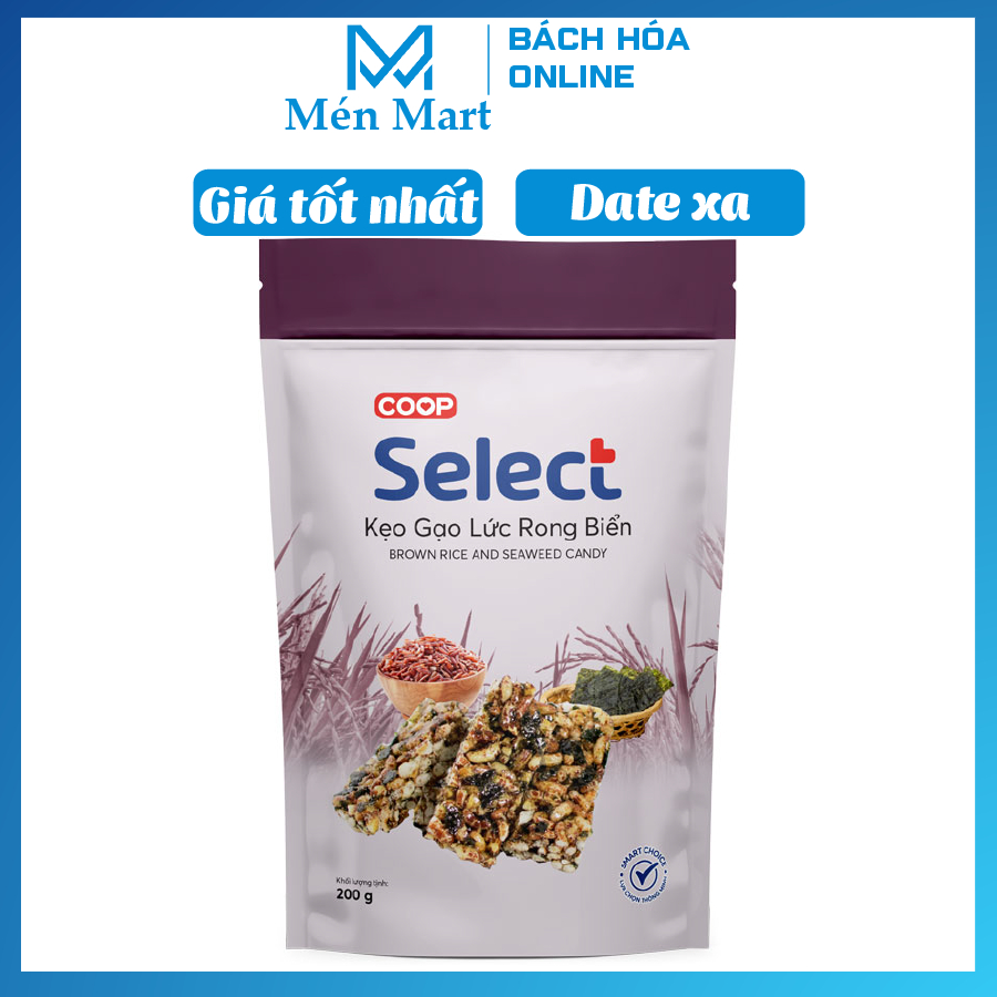 Kẹo gạo lút rong biển Coop Select 200g