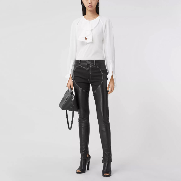 เสื้อเชิ้ต เสื้อเบลาส์สตรี burberry ผู้หญิง Bright White 80391181 ราคา 34,018 บาท*ส่งฟรี