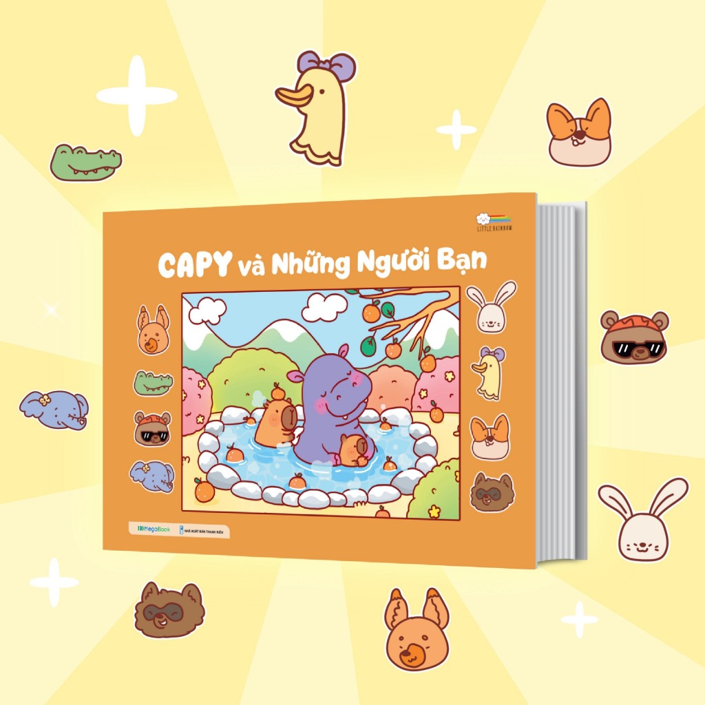 Sách Tô Màu Capy và những người bạn