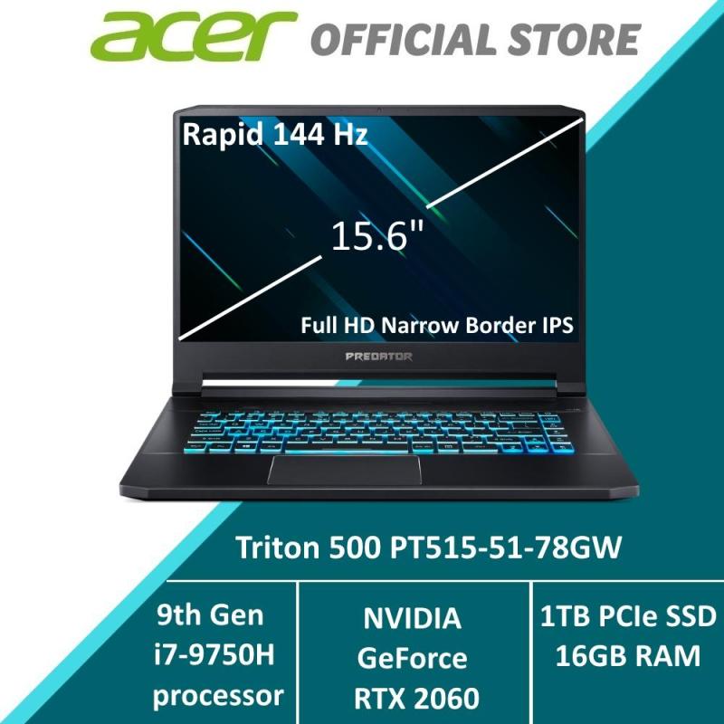 Predator Triton 500 PT515-51-78GW NEW Gaming Laptop with 9th Gen Intel i7 Processor