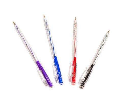 Bút bi thiên long tl-027 - mực xanh/đen/đỏ/tím
