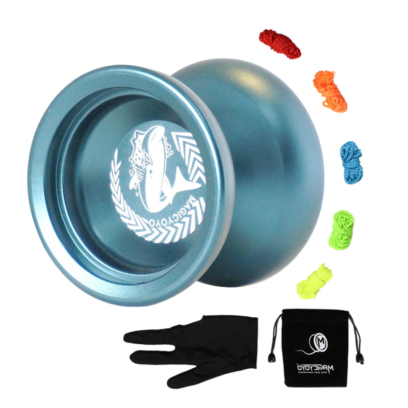 P0MAGICYOYO N12 Yoyo Unresponsive Professional Yoyo Aluminum Alloy Long Time Spinning Yoyo with Yoyo