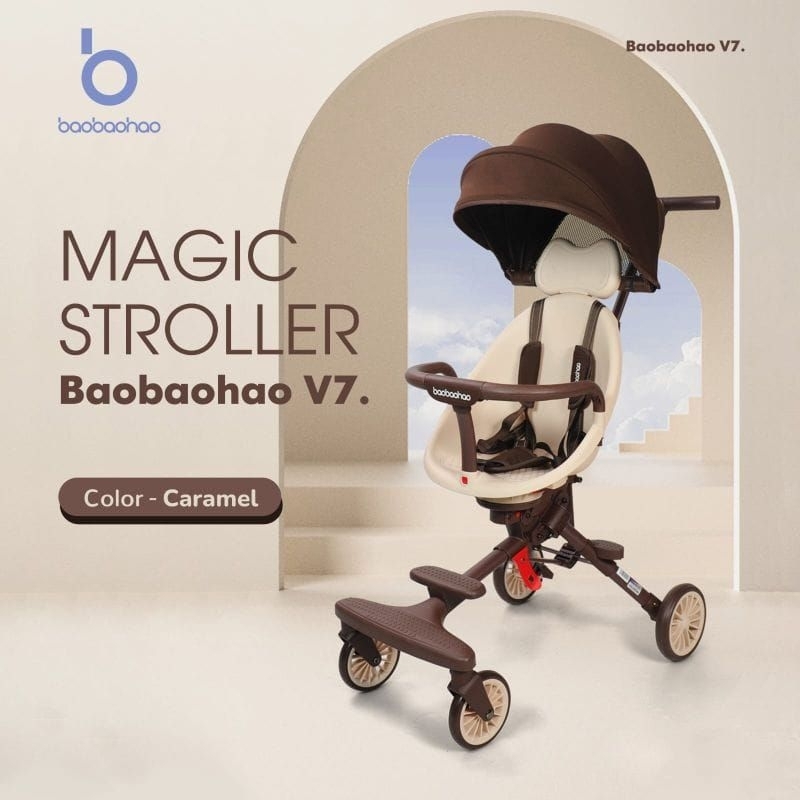 Stroller anak bayi magic stroler Baobaohao V7 import premium kereta bayi