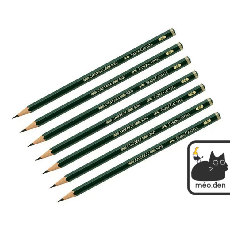 Bút chì FABER & CASTELL HB 2B - 8B - Họa Cụ Hakuart