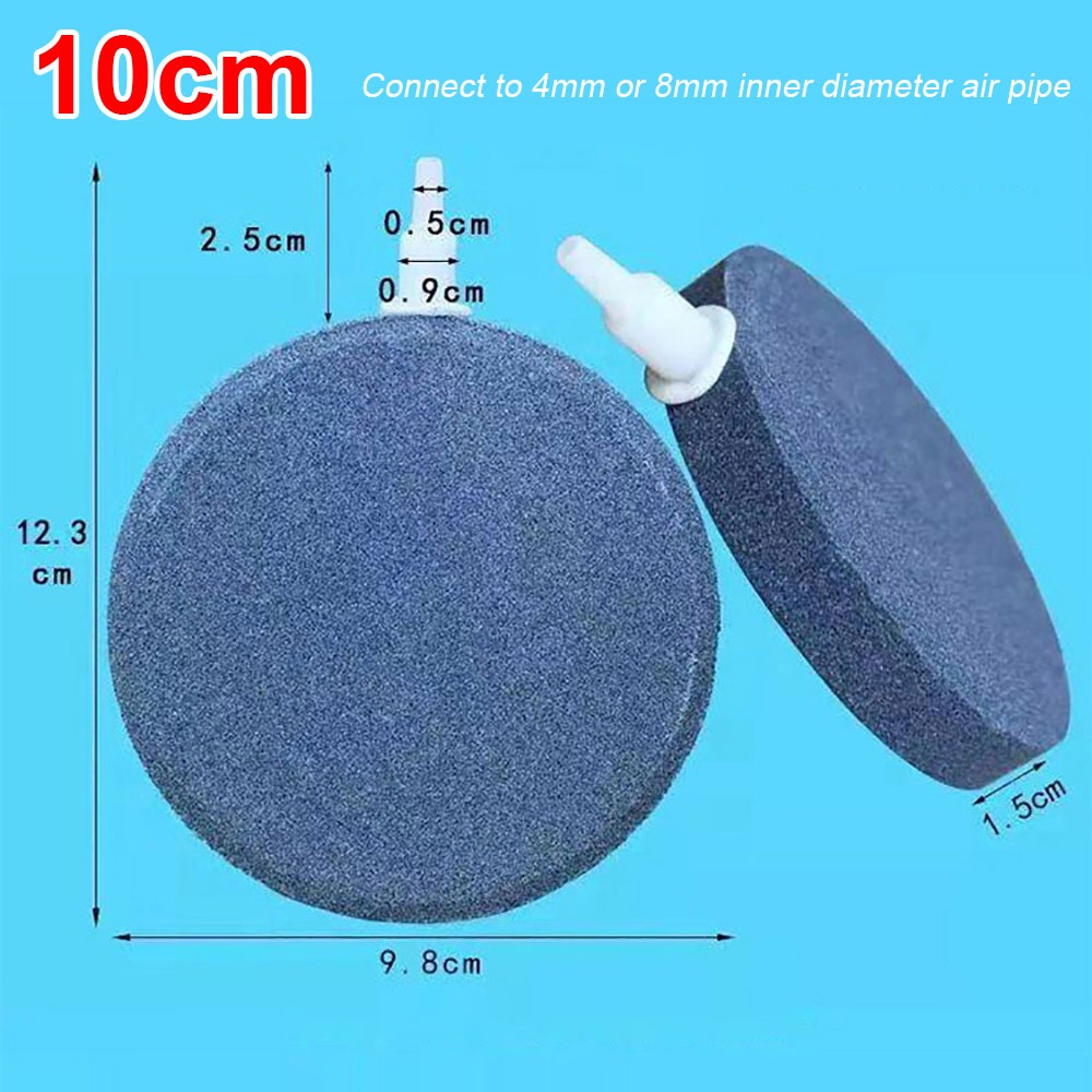 PZJBDI SHOP 1Pcs 4/6/8/10cm Đá bong bóng bể cá Thiết thực Tròn Tấm oxy thủy canh  Máy sục khí đá không khí Phụ kiện bể cá - 5