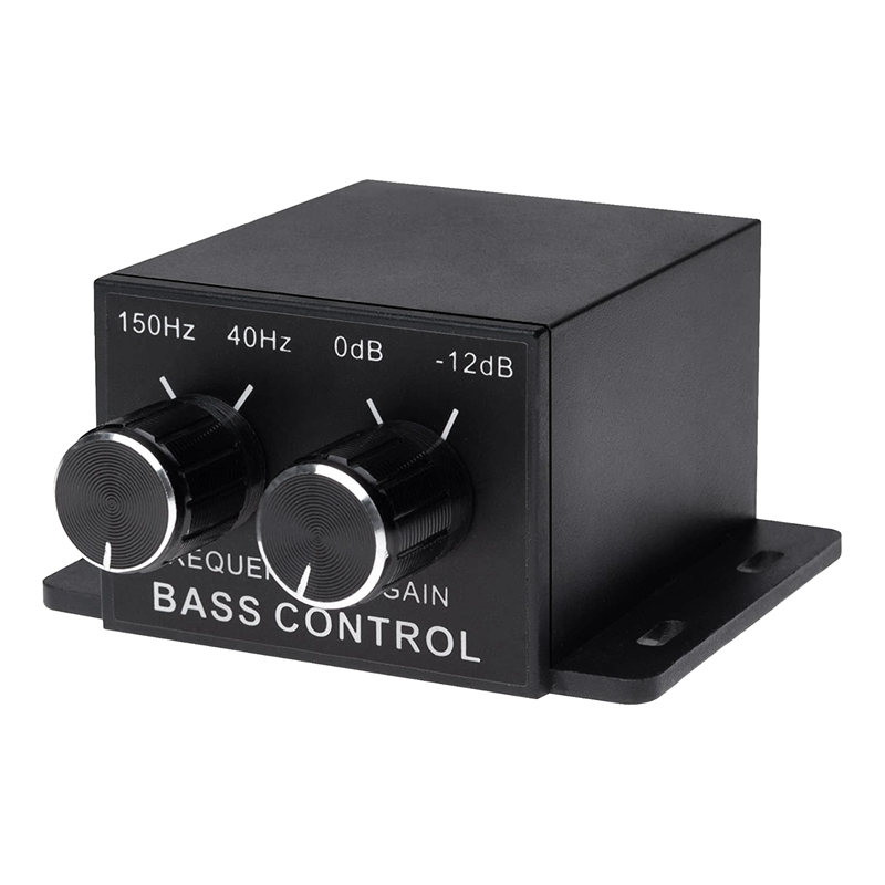 Universal Car Audio Amplifier Bass RCA Level Remote Volume Control Knob,It is Suitable for Most of the Cars