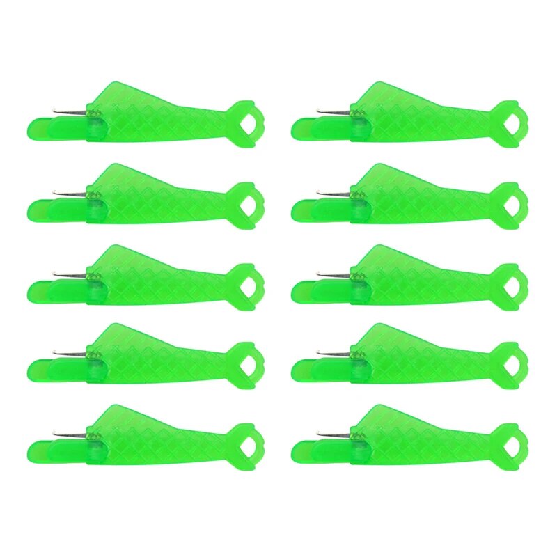 Feelife 3/5/10pcs Creative Quickly Auto Needle Threader DIY Sewing Tools Fish Threader Home Hand Machine Sewing Automatic Thread Device