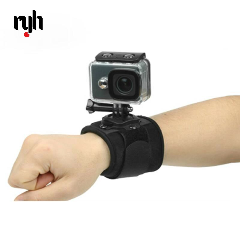 Khách hàng yêu thích độ Xoay Dây đeo cổ tay cho anh hùng 9 8 7 5 6 3 4 phiên 4k Lite SJ4000 H9 đai tay Osmo camera thể thao