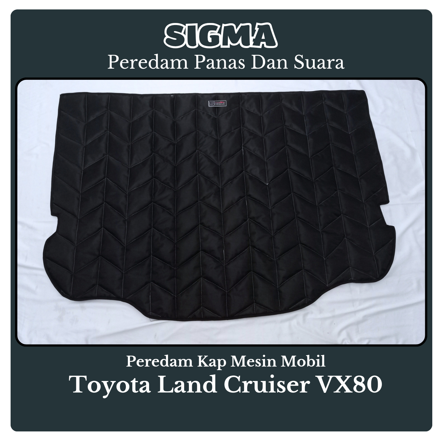 Peredam Panas Dan Suara Kap Mesin Mobil Toyota Land Cruiser VX80 Harga 500,000 rupiah*Gratis Ongkir