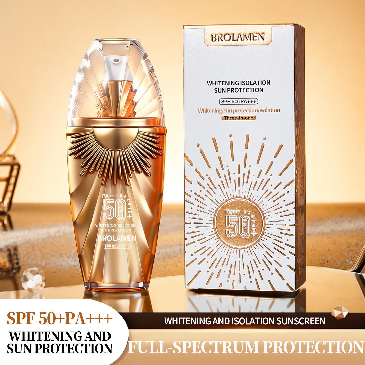 Kem Chống Nắng Cách Ly Kiêm Lớp Nền SPF50+ - Dưỡng Trắng, Cân Bằng Sáng Da, Che Khuyết Điểm Nhẹ - Hoàn Hảo Cho Trang Điểm Hàng Ngày