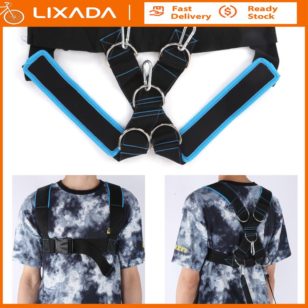 Trọng Lượng Mang Kích Thước dây đeo vai có thể điều chỉnh Kéo Sled Khai Thác Cho Băng tập đàn hồi Cho Tập Thể Dục