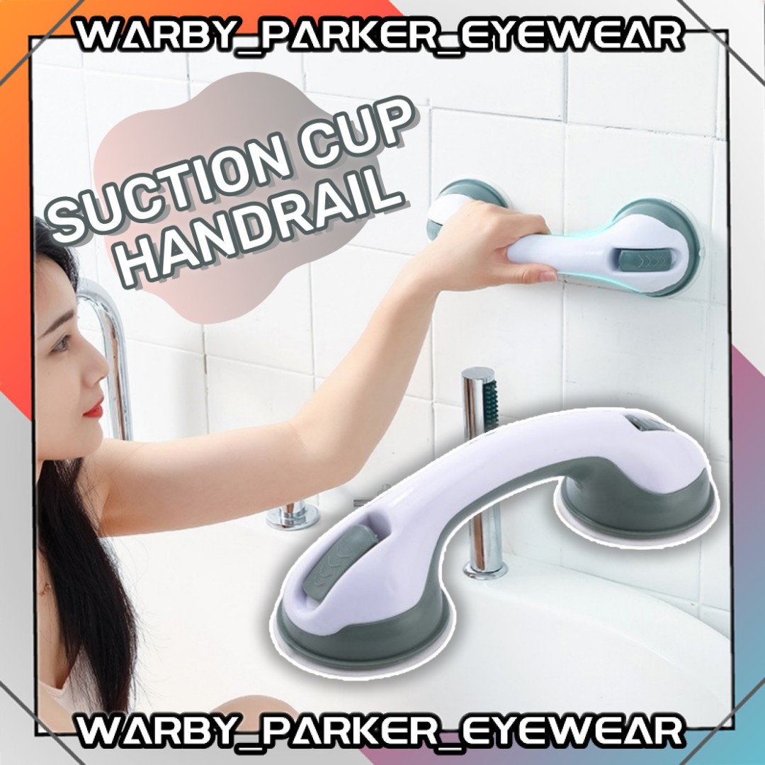 Safety Strong Sucker Handrails Anti-Slip Bathroom Shower Tub Armrest Grab Bar Grip Handle Toilet Handle Suction Cup