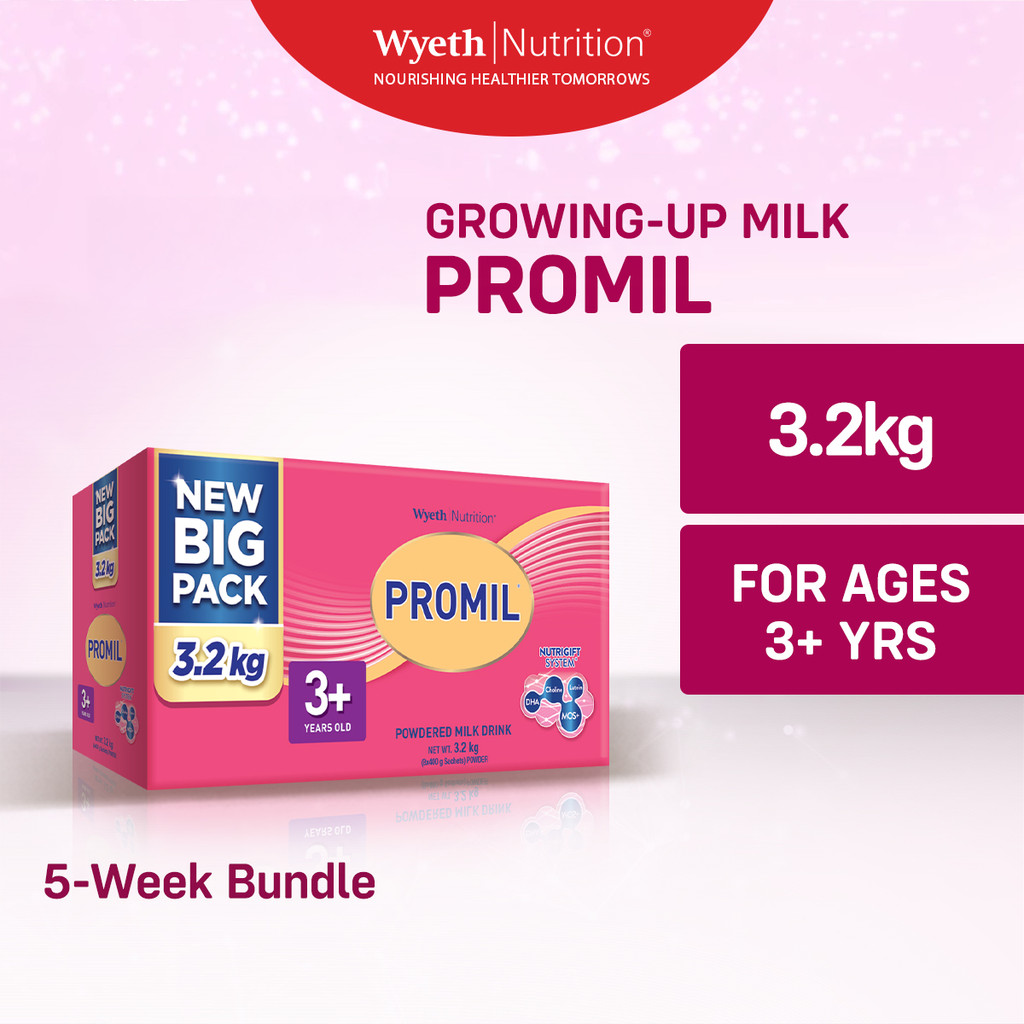 PROMIL Four Growing-Up Milk Powder for Children 3+ Years Old 3.2kg