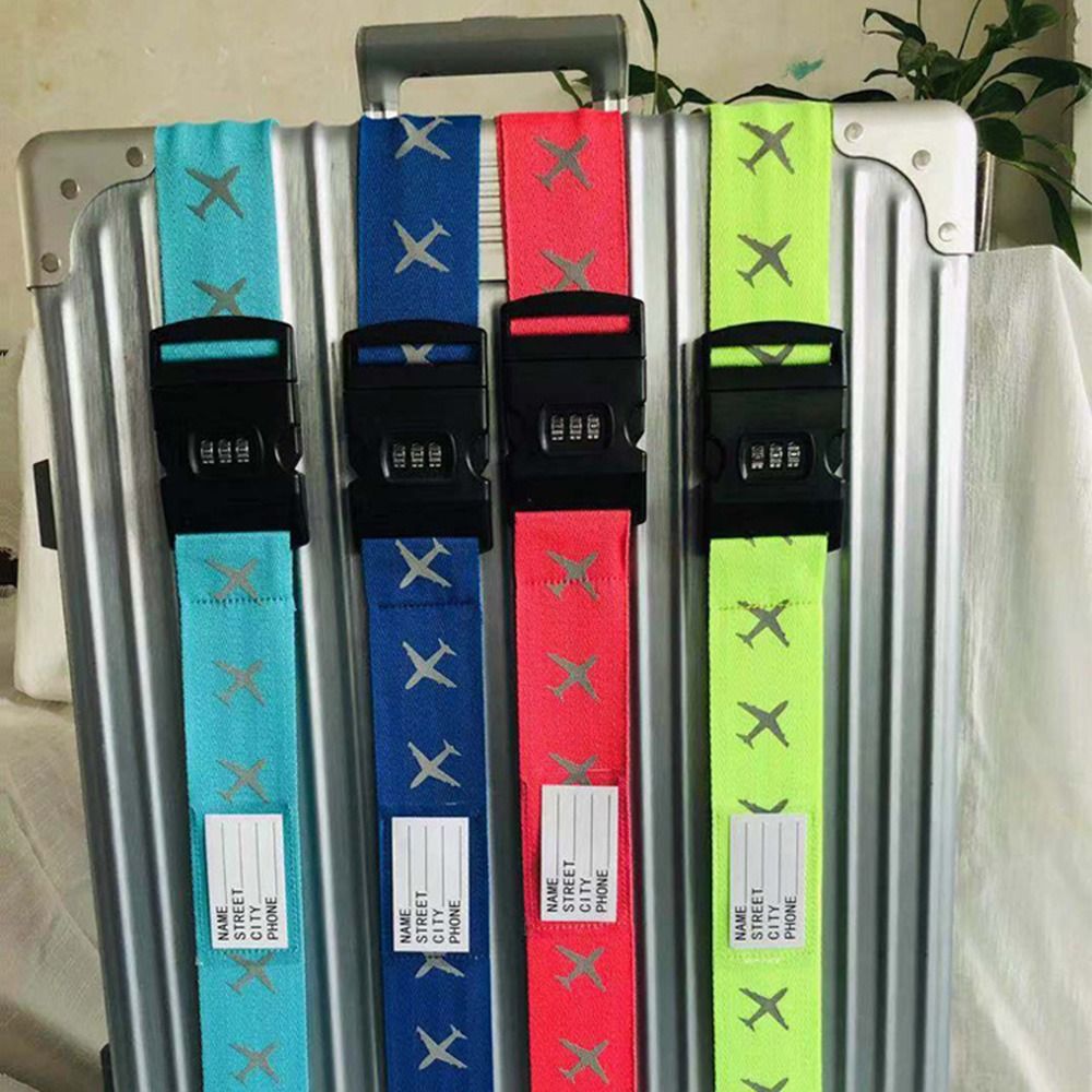 Conret du lịch khóa an toàn bundling dây buộc hành lý dây đeo hành lý dây đai hành lý Khóa mật mã dây buộc hành lý