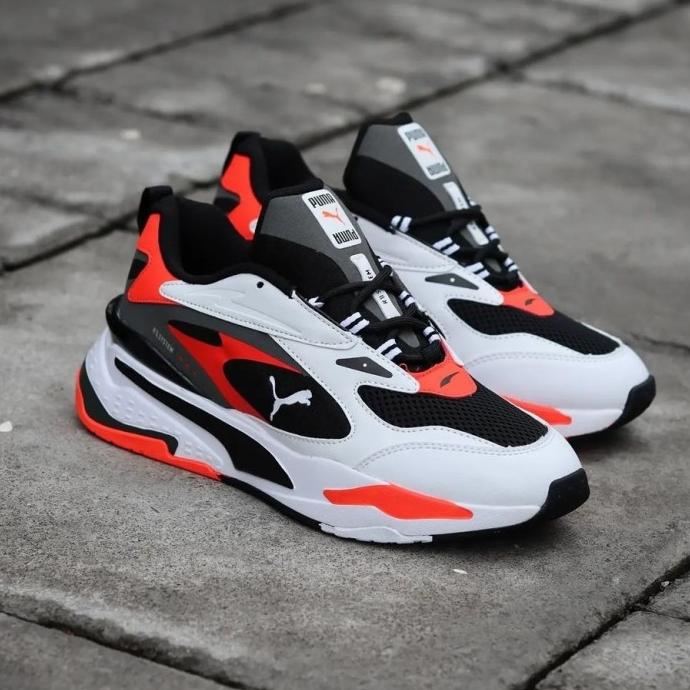puma rsx black white