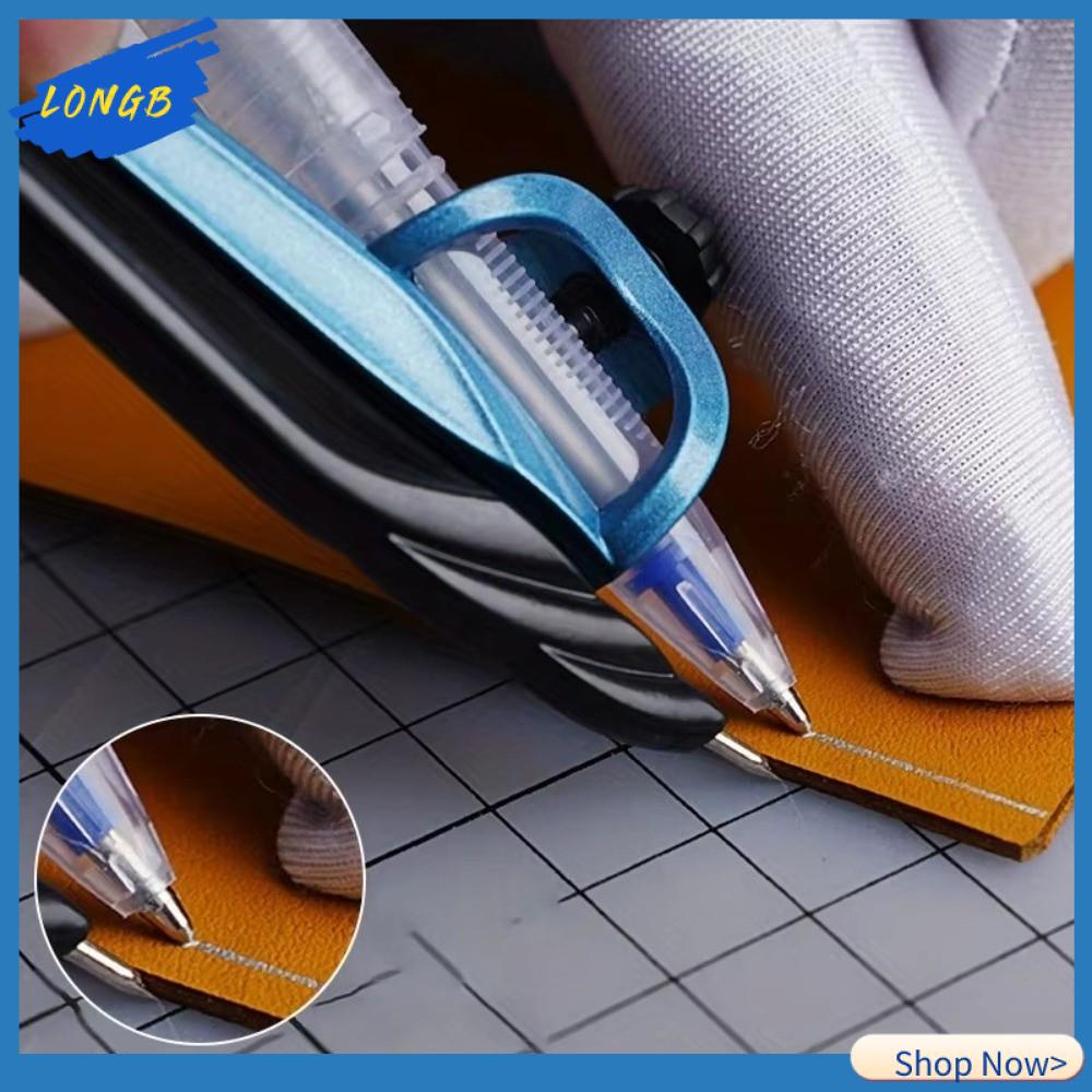 LONGB Có thể điều chỉnh Máy đo da Đường kính 1-30cm Thép không gỉ La bàn vẽ Di động Dụng cụ  loại La bàn sinh viên Quà tặng