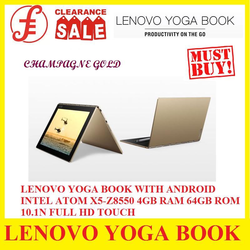 LENOVO YOGA BOOK WITH ANDROID INTEL ATOM X5-Z8550 4GB RAM 64GB ROM 10.1N FULL HD TOUCH (Clearance Sale)