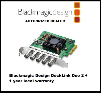 Blackmagic Design DeckLink Duo 2 + 1 year local warranty