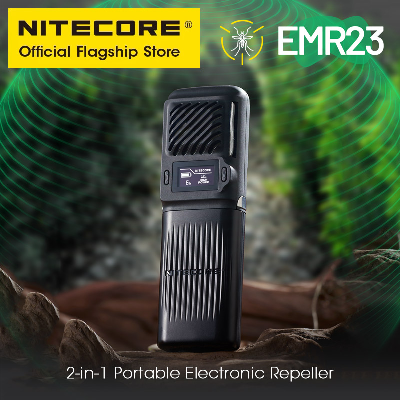 NITECORE EMR23 Portable Mosquitoe Repeller 18W USB-C Fast Charging Backup Power Bank for Walk The Dog Camping Fishing Hunting ราคา 3,227 บาท*ส่งฟรี