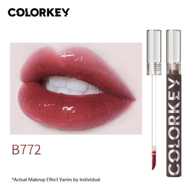 Son tint bóng Colorkey dạng lỏng lâu trôi glasting water tint 1.7g Rosslyn