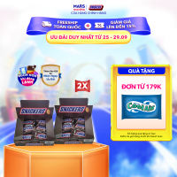 Combo 2 Hộp Kẹo Socola Snickers 240g (2 hộp x 12 thanh x 20g)