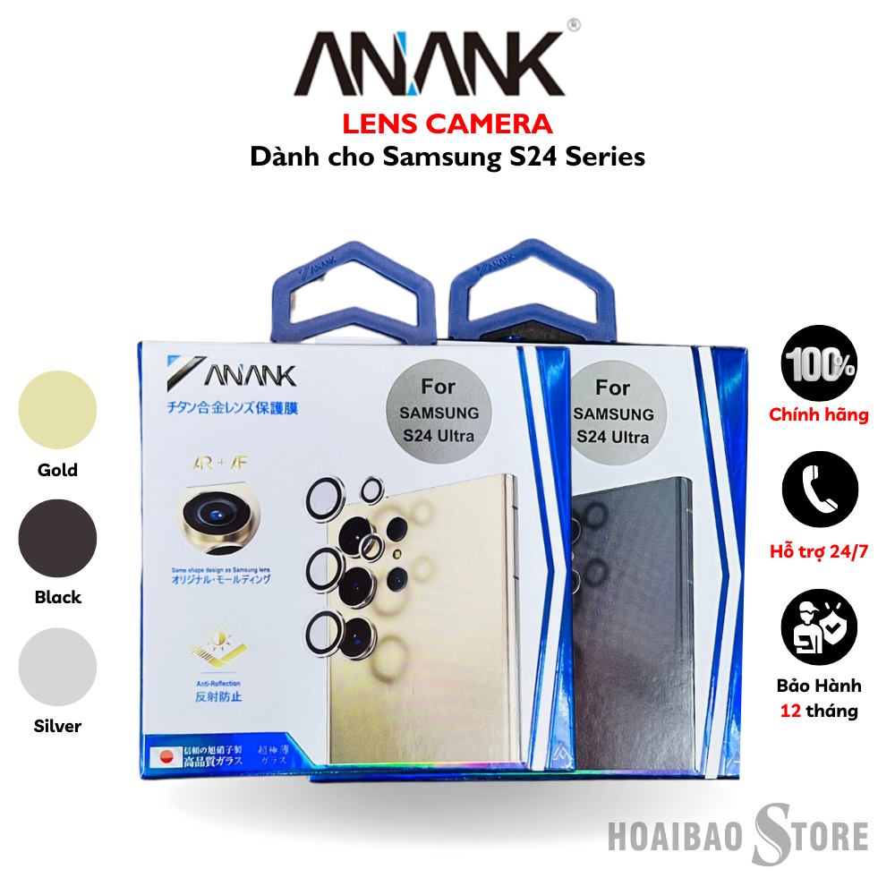 Lens camera ANANK dành cho Samsung Galaxy S24 Series hình ảnh rõ nét
