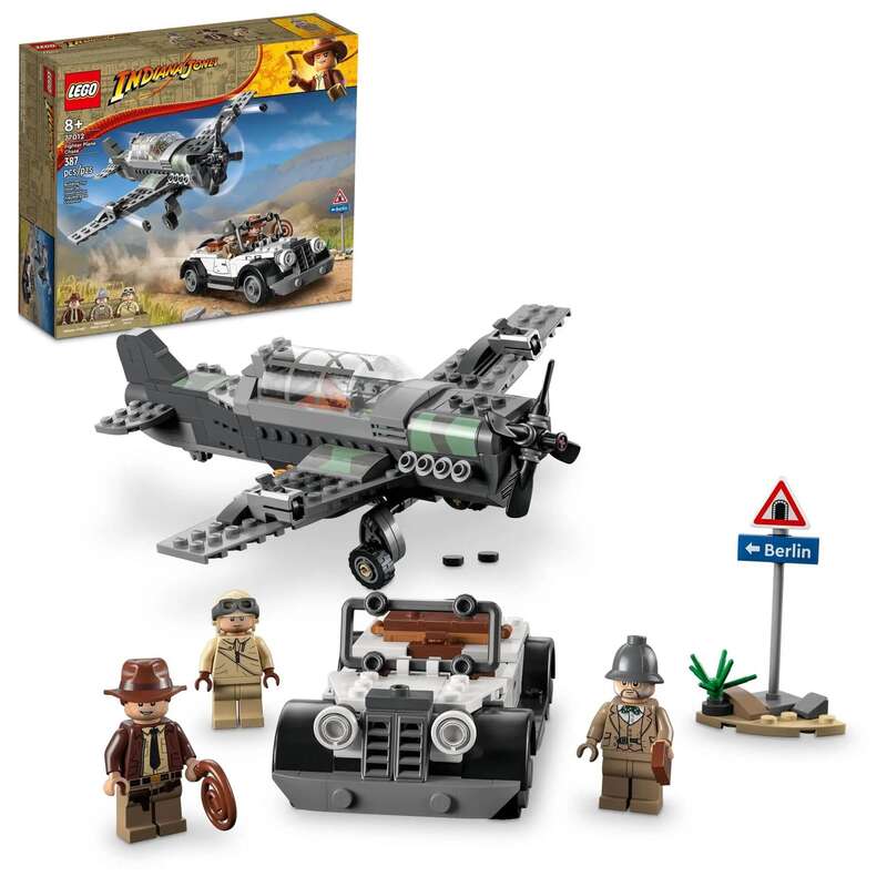 Chính hãng Bộ đồ chơi LEGO Máy chiến đấu Chase 77012 Indiana Jones & Cuộc thập tự chinh cuối cùng vớ