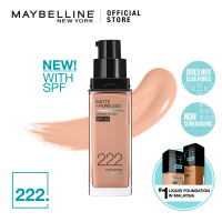 Maybelline Fit Me Matte + Poreless Liquid Foundation - SPF 22 30ML 16H Longwear Foundation Blurs Pores Oil-Free Natural-Matte