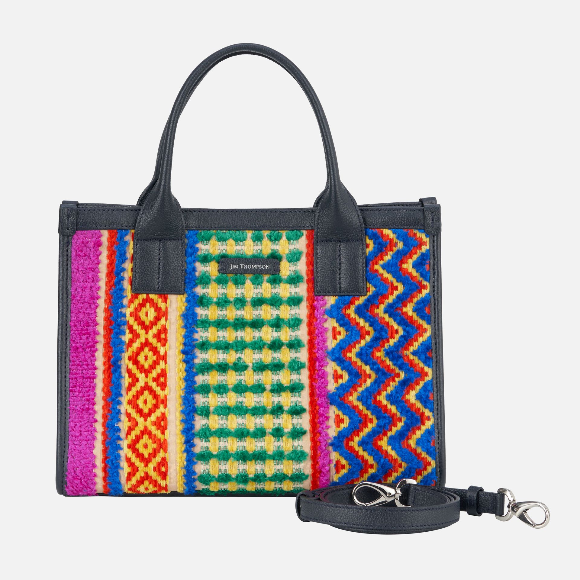 Silk Chenille Mini Phuket Tote - Rainbow ราคา 5,950 บาท*ส่งฟรี