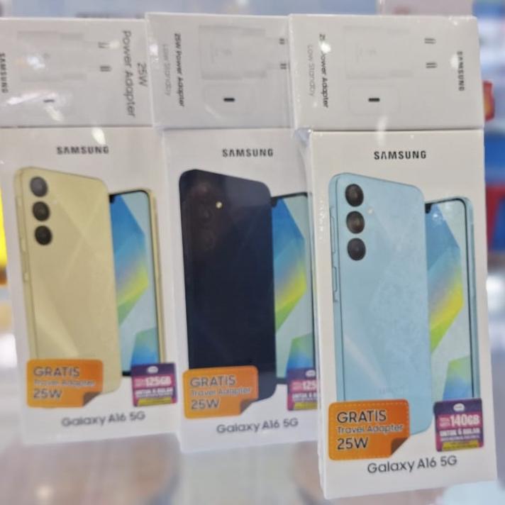 SAMSUNG GALAXY A16 5G RAM 8/256GB GARANSI RESMI SEIN Harga 3,450,000 rupiah*Gratis Ongkir