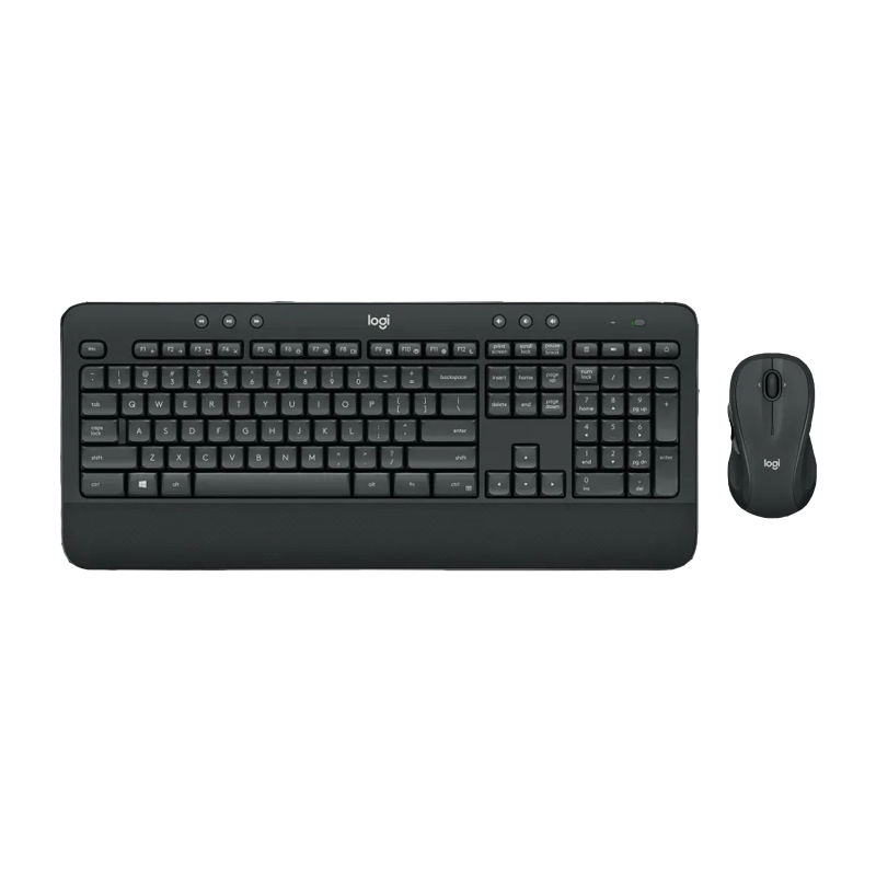 Logitech MK545 Advanced Wireless Keyboard and Mouse Combo with textured palm rest, media controls and adjustable tilt legs for the perfect typing position (Work From Home, Home Based Learning) Singapore