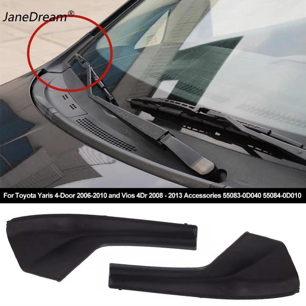 JaneDream Car Front Side Windshield Cowl Grille Outer Cover Extension Trim for Nissan Versa 07-12 D50 R50 12-16 TIIDA 05-10 Accessories ราคา 42 บาท*ส่งฟรี