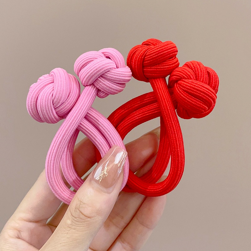 Ban nhạc đầy màu sắc và cao su dày với độ co giãn cao và độ bền mới mở-Kết thúc Dây Buộc Tóc Phụ kiện tóc