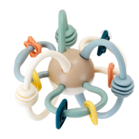 Infantino Rattle & Teether Bendy Tubes | Teether  | 0 months+ |  BPA-Free
