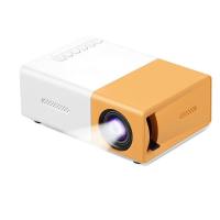 LIUJIR 1080P Resolution Mini Projector Remote Control Built-in Speaker Portable Projector Portable Mini LCD Technology Home Theater Projector Home Theater