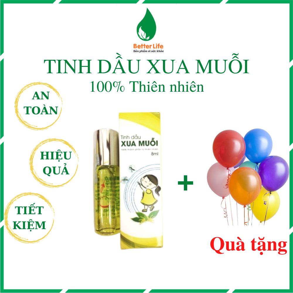 Tinh dầu xua đuổi muỗi Odora hàng chính hãng 8ml 100% thiên nhiên KÈM QUÀ - Better Life