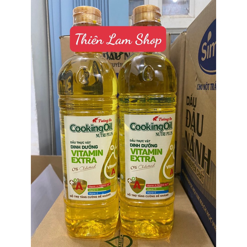 Dầu ăn Tường An Cooking Oil chai 1L