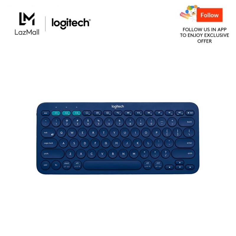 Logitech K380 Slim Multi-Device Bluetooth Keyboard (iOS, Android, OSX, iPhone) with Logitech FLOW Technology Singapore