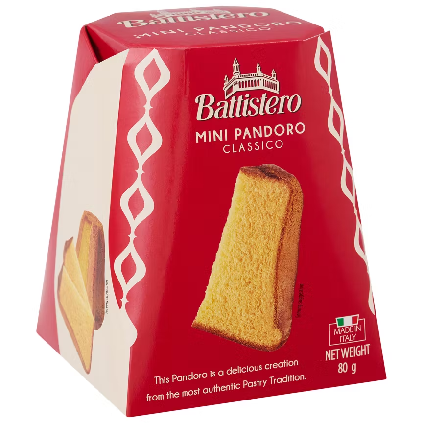 Bánh Ngọt Mini Cao Cấp Battistero Mini Pandoro Classico 80g