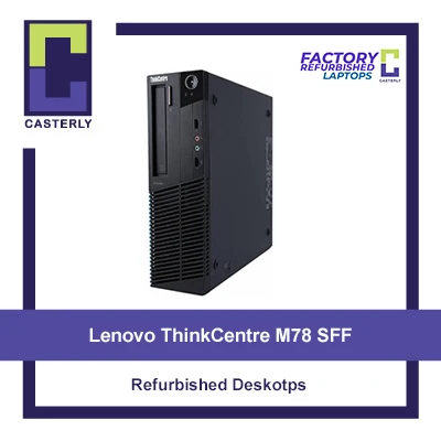 [Refurbished Desktop] Lenovo ThinkCentre M78 SFF / AMD A4-5300B / 4GB Ram / 500GB HDD / Windows 10 Pro