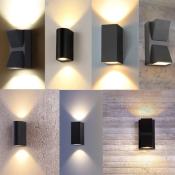 Waterproof Dual Head LED Wall Light for Outdoor Spaces (Brand: ?)