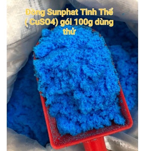 Đồng Sunphat làm Tinh thể, Xử lý nước hồ cá#gói 100g