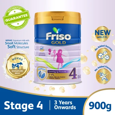 Friso Gold 4 Growing Up Milk 2'-FL 900g for Toddler 3+ years