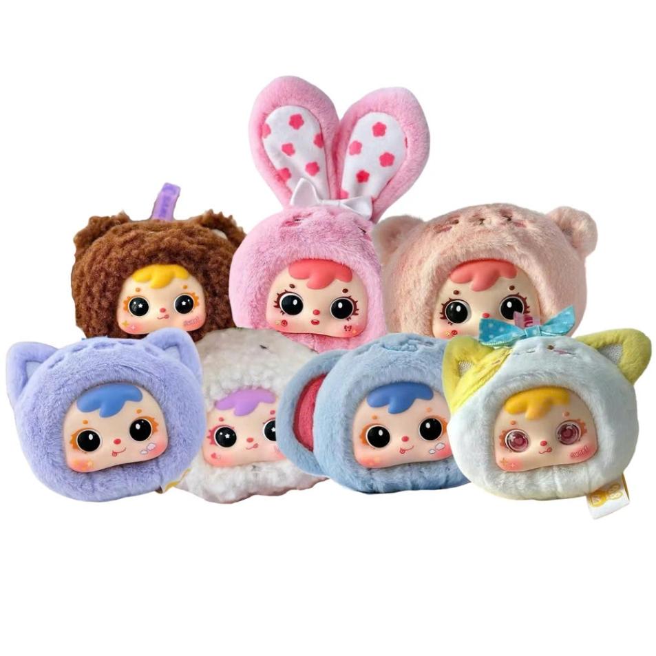 Chính Hãng - Blinbox Samuel mini animal blind box set 8 ngẫu nhiên - cao ~ 15cm - Nặng 500gram - Túi Mù - Hộp Màu