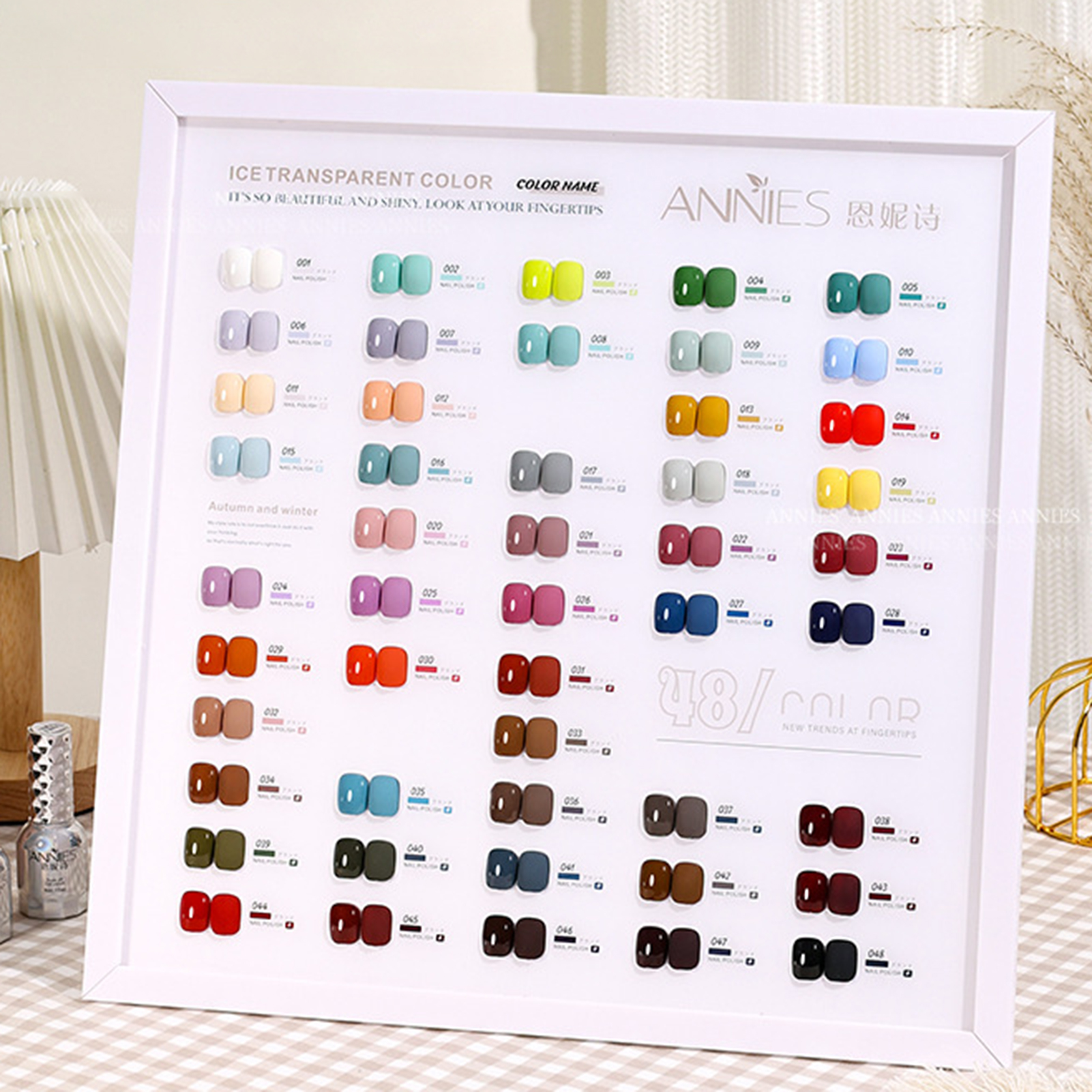 48 màu 15ml annies Sơn móng Gel bán vĩnh viễn không có kích thích chuyên nghiệp đầy đủ ánh nhanh khô sơn móng tay tiệm làm móng