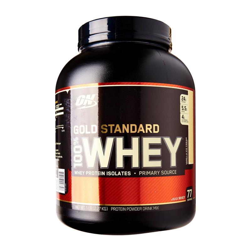 Buy Optimum Nutrition Gold Standard 100% Whey 5 Lbs Vanilla Ice Cream Singapore