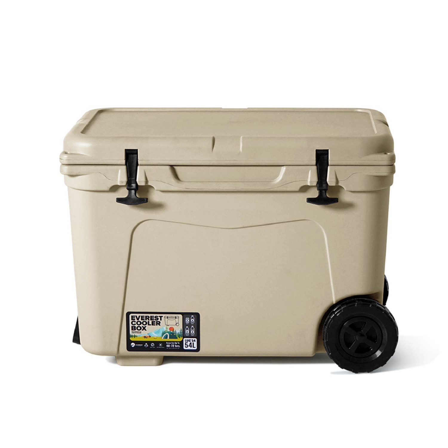 G.house EVEREST COOLER BOX กระติกน้ำแข็งมีล้อลาก AG540 ขนาด 54 ลิตร สีเบจ จัดส่งเร็ว ราคา 2,664 บาท*ส่งฟรี