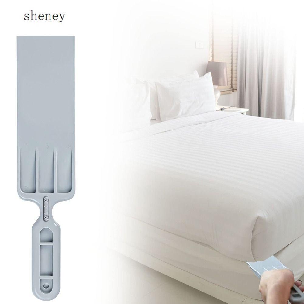 SHENEY Nhựa Ga trải giường tucking paddle Xám Trắng Nâng nệm Tiết kiệm lao động Phụ kiện giường Để t