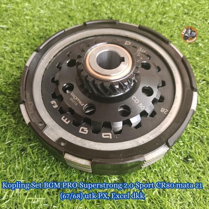 KOPLING SET BGM PRO SUPERSTRONG 2.0 SPORT CR80 MATA 21 (67/68) UTK PX, EXCEL DKK -Ontarget Store Harga 8,640,000 rupiah*Gratis Ongkir